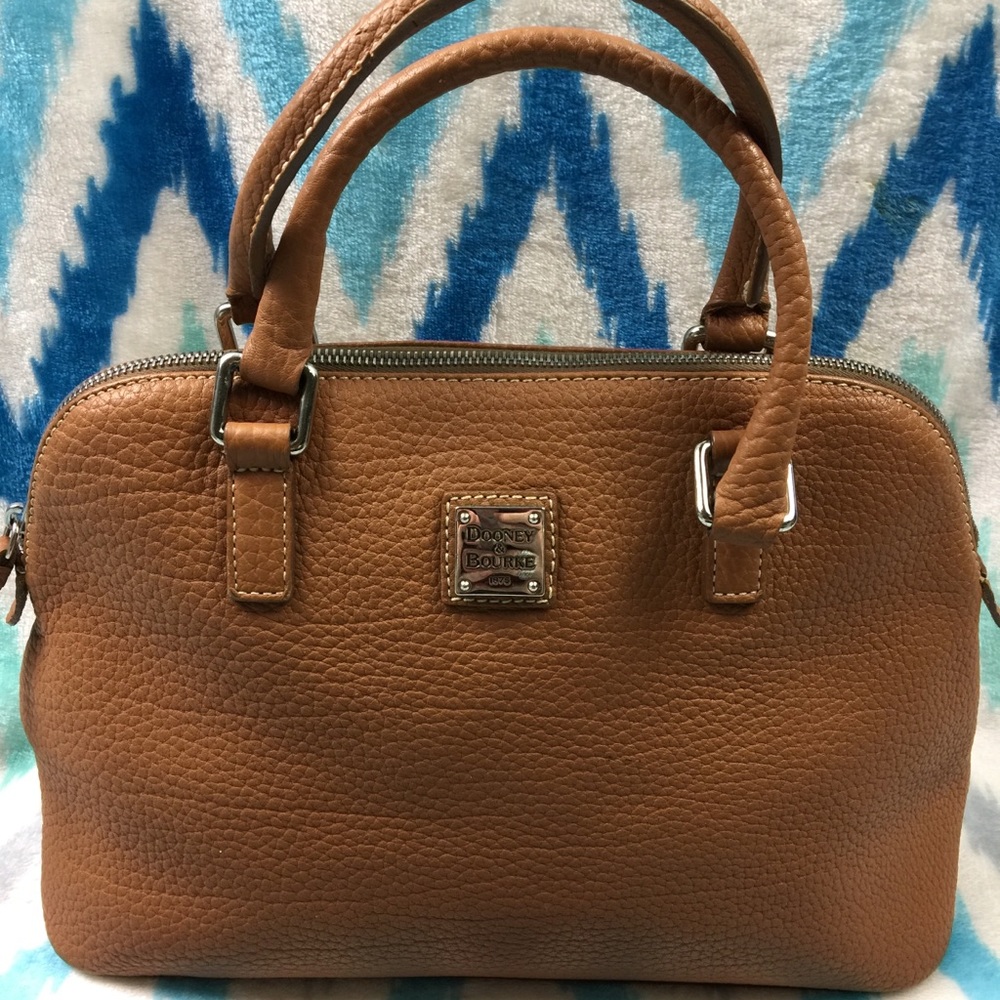 Dooney & Bourke | Cognac Satchel w/shoulder strap